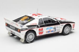 Lancia 037 #1 G. Cunico / E. Bartolich Targa Florio Winner 1983 Kyosho 1:18 08302H Metal — zdjęcie 3 z 8