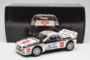 Lancia 037 #1 G. Cunico / E. Bartolich Targa Florio Winner 1983 Kyosho 1:18 08302H Metal — zdjęcie 8 z 8