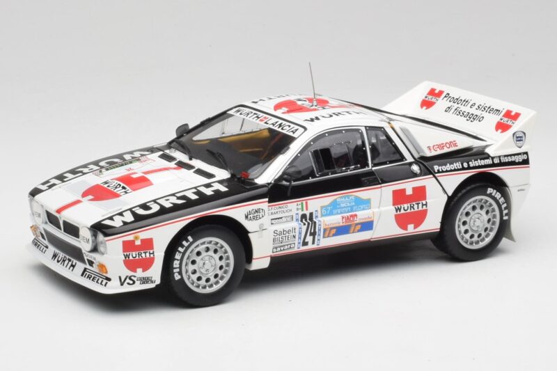 Lancia 037 #1 G. Cunico / E. Bartolich Targa Florio Winner 1983 Kyosho 1:18 08302H Metal