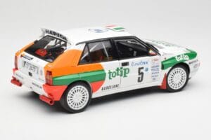 Lancia Delta HF Integrale Evo II Totip #5 A. Aghini / S. Farnocchia Rally Monte Carlo 1993 Kyosho 1:18 08348F Metal — zdjęcie 3 z 8
