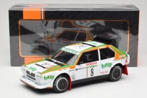Lancia Delta S4 #8 D. Cerrato / G. Cerri Rally San Remo 1986 IXO 1:18 18RMC133 Metal — zdjęcie 6 z 6