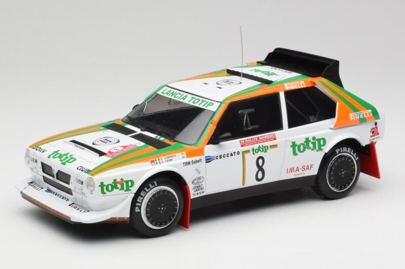 Lancia Delta S4 #8 D. Cerrato / G. Cerri Rally San Remo 1986 IXO 1:18 18RMC133 Metal