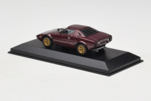 Lancia Stratos Burgund Czerwony Minichamps 1:43 LANCIA001 Metal — zdjęcie 3 z 4
