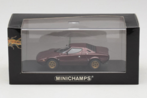 Lancia Stratos Burgund Czerwony Minichamps 1:43 LANCIA001 Metal — zdjęcie 4 z 4