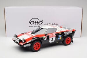 Lancia Stratos HF Gr.4 Czarny #0 M. Alen / I. Kivimäki Rally San Remo 1978 Otto 1:12 G088 Żywica — zdjęcie 6 z 6