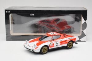 Lancia Stratos HF #2 J-B. Andruet / Biche Winners Tour de Corse 1974 Minichamps 1:18 155741702 Metal — zdjęcie 6 z 6