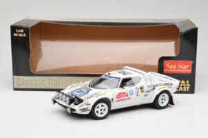 Lancia Stratos HF #2 Jolly Club A. Fassina / M. Mannini Rally Sanremo 1979 Sun Star 1:18 4510 Metal — zdjęcie 6 z 6