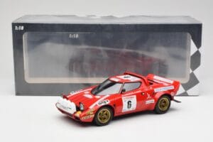 Lancia Stratos HF #6 B. Darniche / A. Mahé Winners Tour de France Automobile 1975 Minichamps 1:18 155751706 Metal — zdjęcie 6 z 6