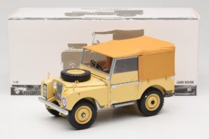 Land Rover 88 Series I RAF Beige Minichamps 1:18 150168911 Metal — zdjęcie 8 z 8