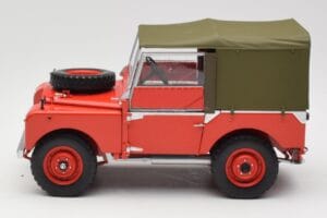Land Rover 88 Series I Czerwony Minichamps 1:18 150168910 Metal — zdjęcie 4 z 8