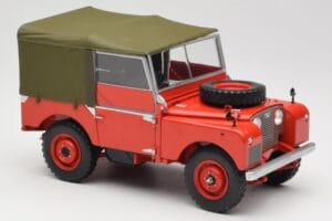 Land Rover 88 Series I Czerwony Minichamps 1:18 150168910 Metal — zdjęcie 6 z 8