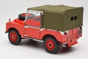 Land Rover 88 Series I Czerwony Minichamps 1:18 150168910 Metal — zdjęcie 7 z 8