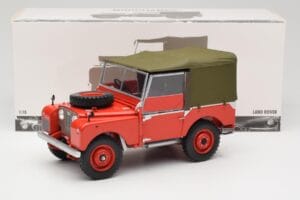 Land Rover 88 Series I Czerwony Minichamps 1:18 150168910 Metal — zdjęcie 8 z 8