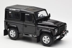 Land Rover Defender 90 Santorini Czarny Metalik Kyosho 1:18 08901BK Metal — zdjęcie 6 z 8