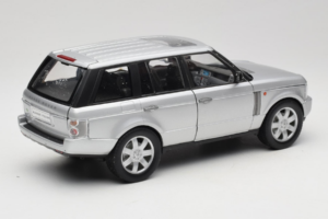 Land Rover Range Rover L322 Srebrny Welly 1:18 12536W Metal — zdjęcie 3 z 8