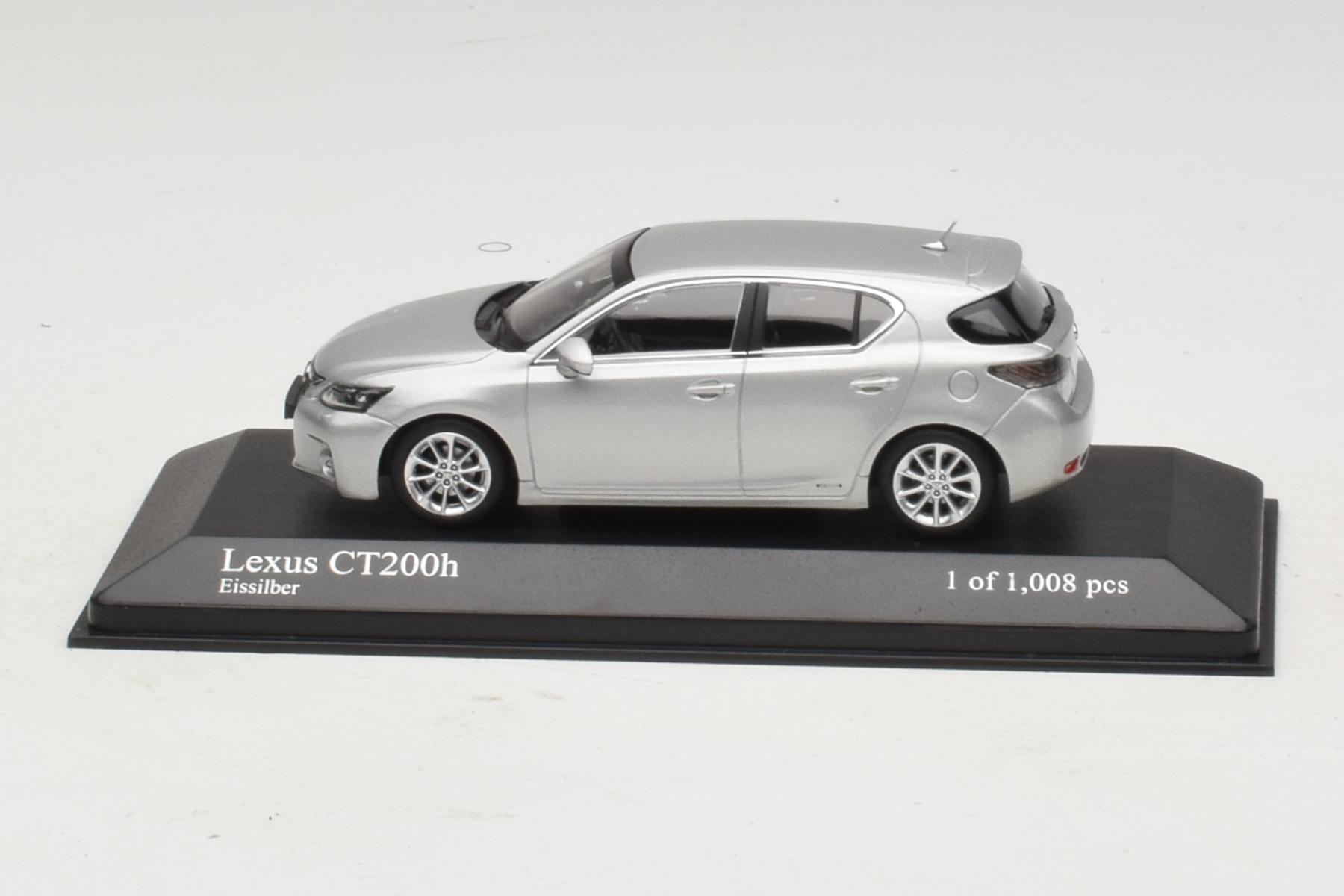 Minichamps Lexus CT200h 1:43 Silver Diecast