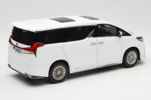 Lexus LM300h White Pearl Kyosho 1:18 08963WP Metal — zdjęcie 3 z 8
