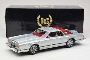 Lincoln Continental Mark V Coupe Srebrny BoS Models 1:18 BOS084 Żywica — zdjęcie 6 z 6