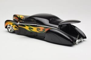 Lincoln Zephyr Scrape Custom Czarny z Płomieniami Hot Wheels 1:18 57319 Metal — zdjęcie 5 z 8