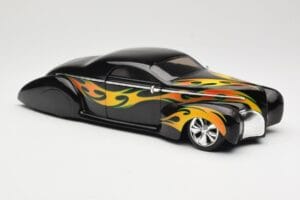 Lincoln Zephyr Scrape Custom Czarny z Płomieniami Hot Wheels 1:18 57319 Metal — zdjęcie 6 z 8