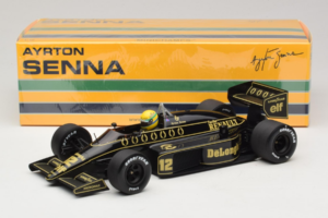 Lotus 98T Renault #12 A. Senna Team Lotus 1986 Minichamps 1:18 540861812 Metal — zdjęcie 7 z 7