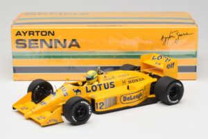 Lotus 99T Honda #12 A. Senna Team Lotus 1987 Minichamps 1:18 540871812 Metal — zdjęcie 7 z 7