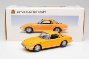 Lotus Elan S/E Racing Żółty AUTOart 1:18 75352 Metal — zdjęcie 8 z 8