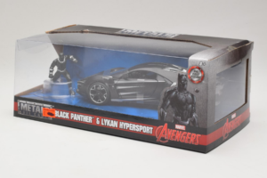 Lykan HyperSport Black Panther Z Figurką Metals Diecast 1:24 99723 Metal — zdjęcie 3 z 3