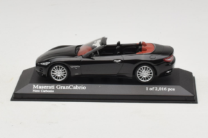 Maserati GranCabrio Czarny Metaliczny Minichamps 1:43 400123930 Metal