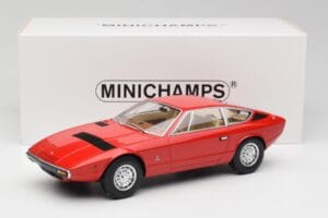 Maserati Khamsin Czerwony Minichamps 1:18 107123821 Żywica — zdjęcie 6 z 6