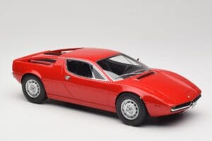 Maserati Merak Czerwony Minichamps 1:18 107123761 Żywica — zdjęcie 4 z 6