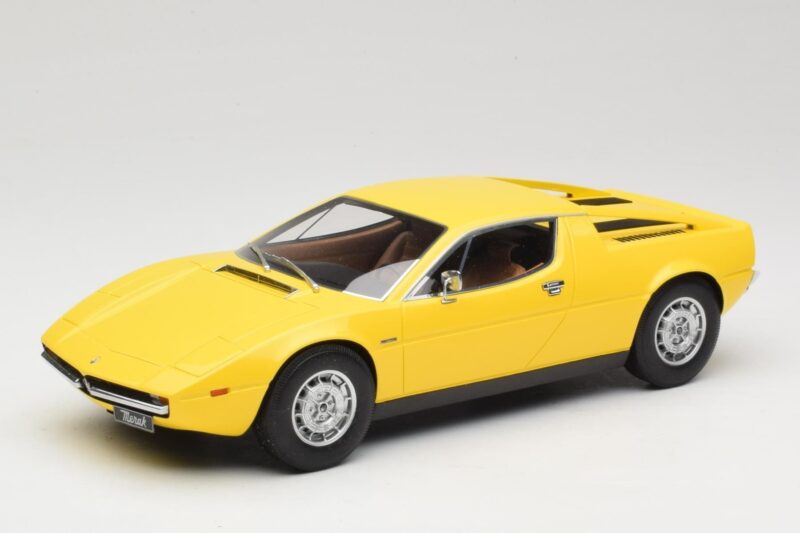Maserati Merak Żółty Minichamps 1:18 107123760 Żywica