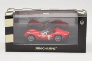Maserati Tipo 61 #6 R. Penske SCCA National Race Meadowdale 1961 Minichamps 1:43 400611206 Metal — zdjęcie 4 z 4