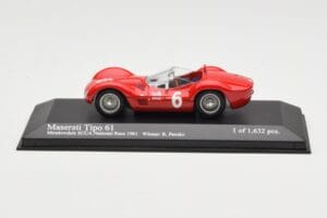 Maserati Tipo 61 #6 R. Penske SCCA National Race Meadowdale 1961 Minichamps 1:43 400611206 Metal