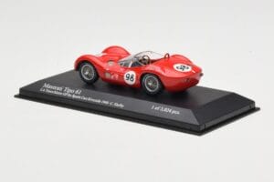 Maserati Tipo 61 #98 C. Shelby Times Mirror Grand Prix Riverside 1960 Minichamps 1:43 400601298 Metal — zdjęcie 3 z 4