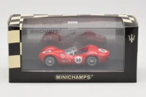Maserati Tipo 61 #98 C. Shelby Times Mirror Grand Prix Riverside 1960 Minichamps 1:43 400601298 Metal — zdjęcie 4 z 4