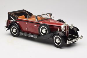 Maybach DS8 Zeppelin Czerwony Anson 1:18 30413 Metal — zdjęcie 6 z 8