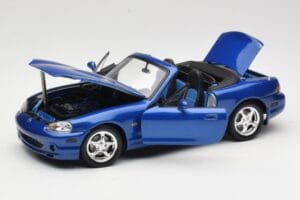 Mazda MX-5 NA 10th Anniversary Blue Metallic Gate 1:18 01071 Metal — zdjęcie 2 z 8