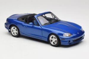 Mazda MX-5 NA 10th Anniversary Blue Metallic Gate 1:18 01071 Metal — zdjęcie 6 z 8