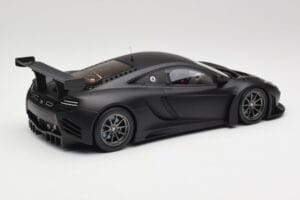 McLaren 12C GT3 Carbon Matt Czarny Minichamps 1:18 151121390 Metal — zdjęcie 2 z 6