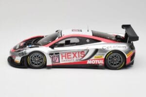 McLaren 12C GT3 Hexis Racing #107 O. Panis / F. Cazenave 24 Hours of Spa 2013 Minichamps 1:18 151131397 Metal — zdjęcie 3 z 6
