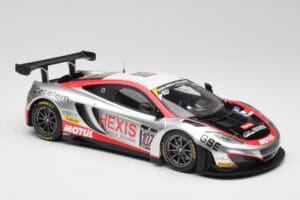 McLaren 12C GT3 Hexis Racing #107 O. Panis / F. Cazenave 24 Hours of Spa 2013 Minichamps 1:18 151131397 Metal — zdjęcie 4 z 6