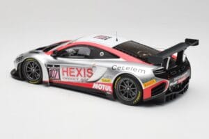 McLaren 12C GT3 Hexis Racing #107 O. Panis / F. Cazenave 24 Hours of Spa 2013 Minichamps 1:18 151131397 Metal — zdjęcie 5 z 6