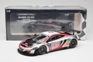 McLaren 12C GT3 Hexis Racing #107 O. Panis / F. Cazenave 24 Hours of Spa 2013 Minichamps 1:18 151131397 Metal — zdjęcie 6 z 6