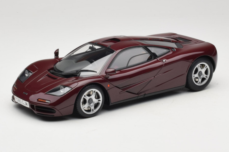 McLaren F1 Burgundy Red GT Spirit 1:18 GT534 Żywica