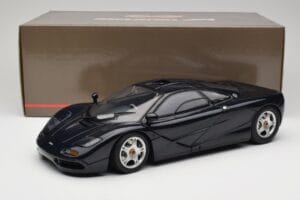 McLaren F1 Dark Blue Metallic Minichamps 1:12 530133128 Metal — zdjęcie 9 z 9
