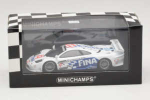 McLaren F1 GTR #9 Fina P. Kox / R. Ravaglia / A. Montermini 24 Hours of Le Mans 1997 Minichamps 1:43 MCLAREN002 Metal — zdjęcie 5 z 5