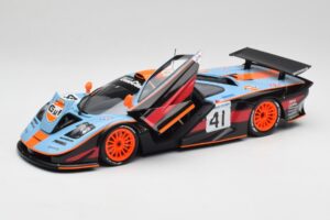 McLaren F1 GTR Gulf #41 P. Gounon / S. Oloffson 24 Hours of Le Mans 1997 Minichamps 1:18 530133741 Metal — zdjęcie 2 z 8