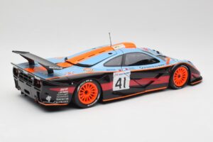 McLaren F1 GTR Gulf #41 P. Gounon / S. Oloffson 24 Hours of Le Mans 1997 Minichamps 1:18 530133741 Metal — zdjęcie 3 z 8