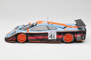 McLaren F1 GTR Gulf #41 P. Gounon / S. Oloffson 24 Hours of Le Mans 1997 Minichamps 1:18 530133741 Metal — zdjęcie 4 z 8